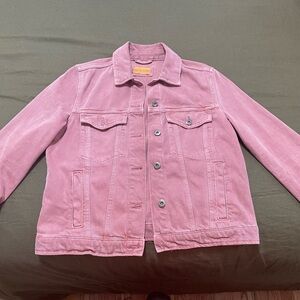 Casual Designs Pink Denim Jacket!!